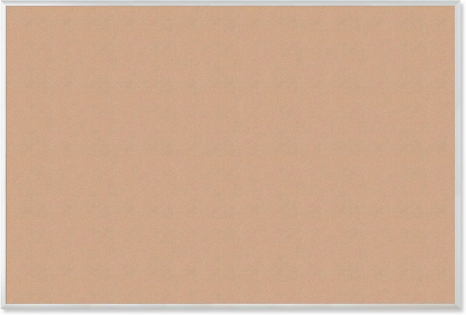 U Brands Cork Bulletin Board, 47 x 70 Inches, Silver Aluminum Frame (023U00-01)