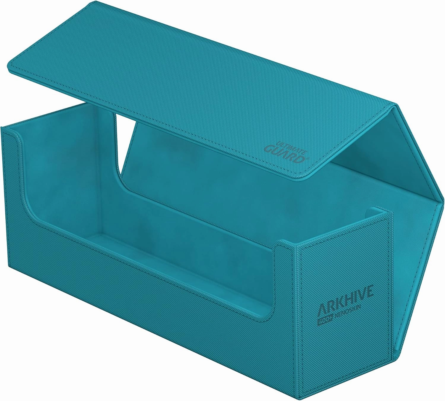 Ultimate Guard Arkhive 400 , Deck Case for 400 Double-Sleeved TCG Cards, Petrol, Compatible with Boulders, Magnetic Closure & Microfiber Inner Lining