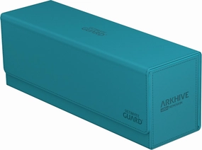 Ultimate Guard Arkhive 400 , Deck Case for 400 Double-Sleeved TCG Cards, Petrol, Compatible with Boulders, Magnetic Closure & Microfiber Inner Lining