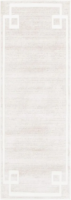 Unique Loom Jill Zarin Uptown Collection Area Rug - Lenox Hill (2' 2' x 6' 1' Runner, Beige/ Ivory)