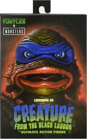 Universal Monsters/Teenage Mutant Ninja Turtles - 7” Scale Action Figure – Leonardo as The Creature