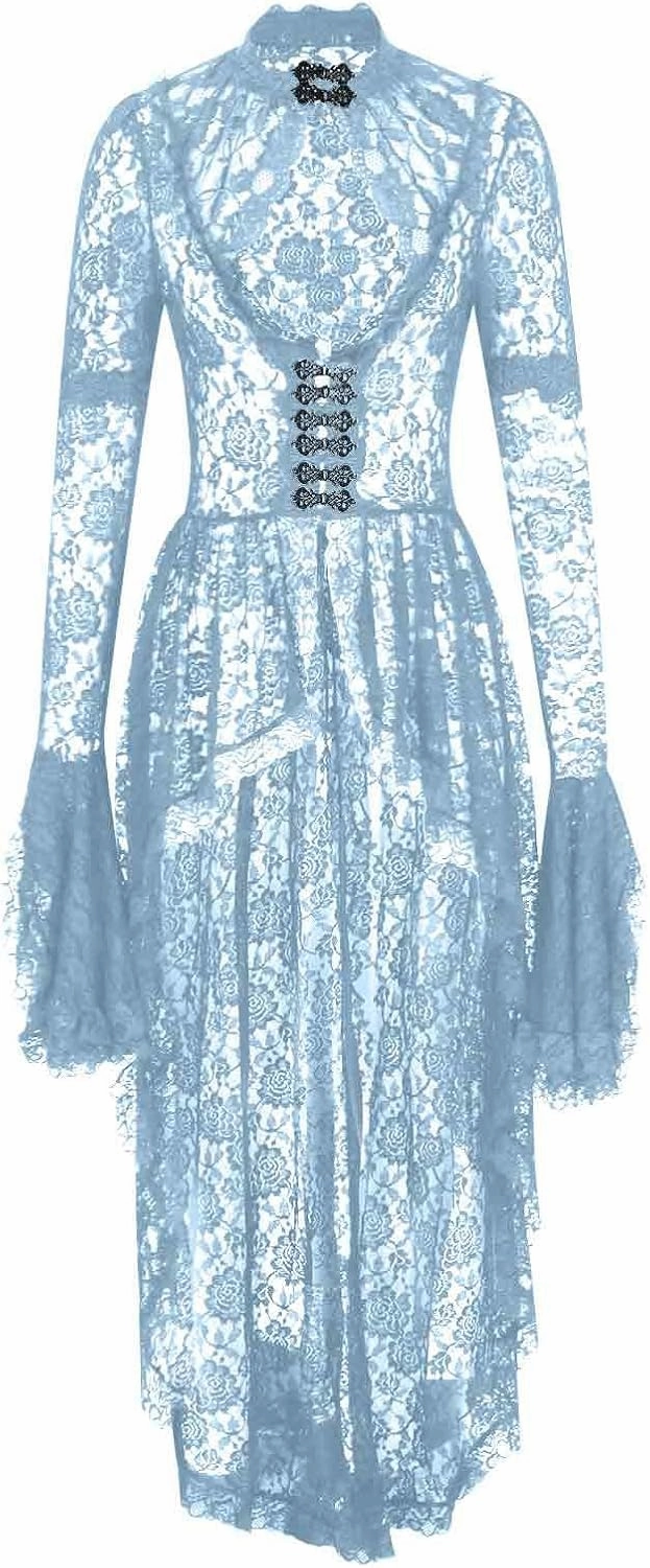 Victorian Dress for Women Retro Medieval Renaissance Corset Dress 18 Century Vampire Fairy Dresses Halloween Costumes