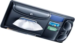 Visor Organizer | Truck Visor Storage Bag - Vehicle Sun Visor Organizer | 33x14cm Auto Sunvisor Organizer Pouch, Sunglasses Eyeglass Holder Clip for Vehicles Trucks