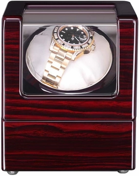 Watch case Automatic Winding Box Watch Rotation Storage Wood Storage Quiet and Durable Without Noise (White Sand White)