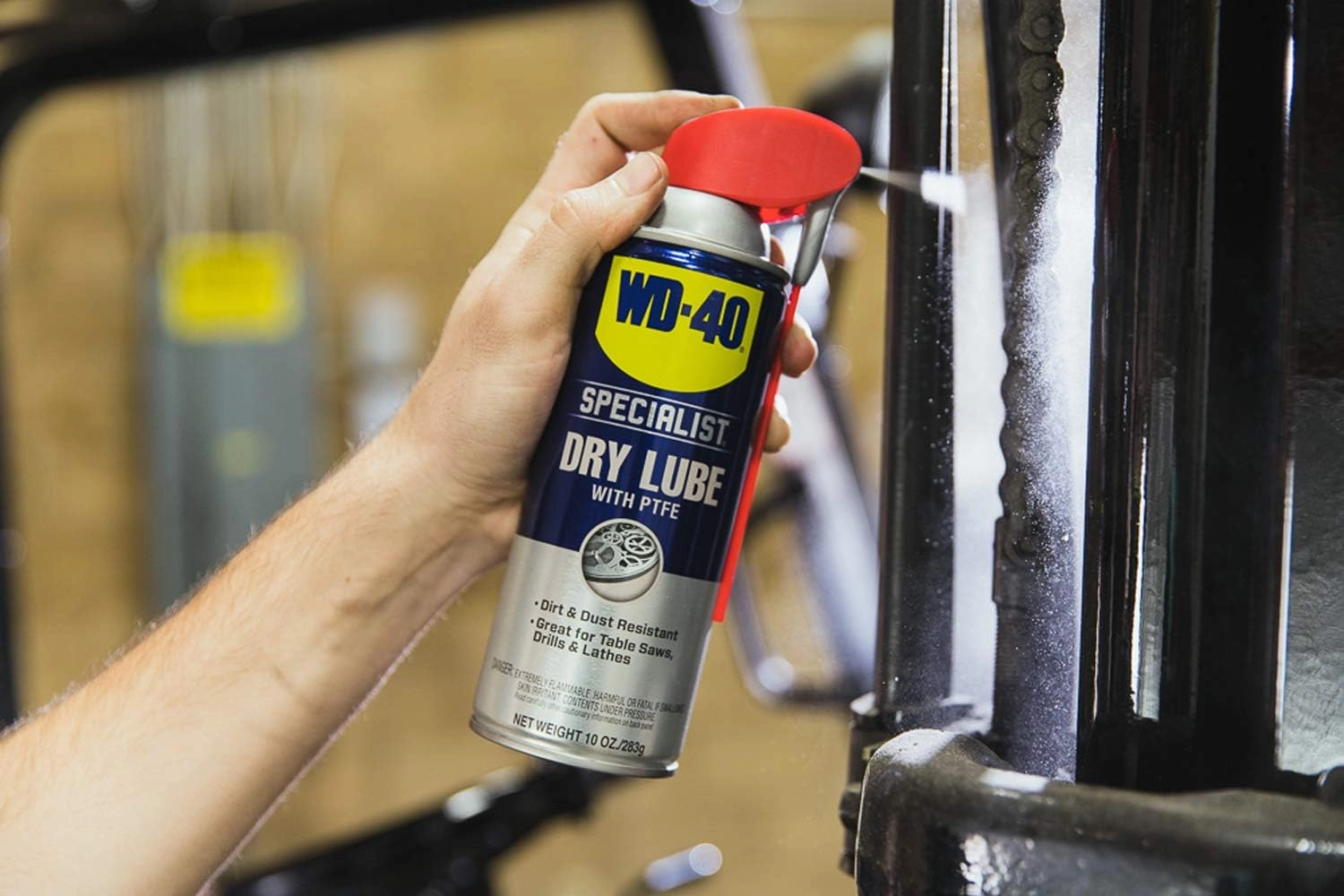 WD-40 Specialist Dry Lube with Smart Straw Sprays 2 Ways, 10 OZ [6-Pack] & WD-40 Specialist Gel Lube with Smart Straw Sprays 2 Ways, 10 OZ