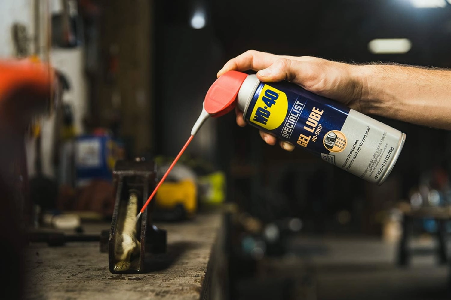 WD-40 Specialist Dry Lube with Smart Straw Sprays 2 Ways, 10 OZ [6-Pack] & WD-40 Specialist Gel Lube with Smart Straw Sprays 2 Ways, 10 OZ