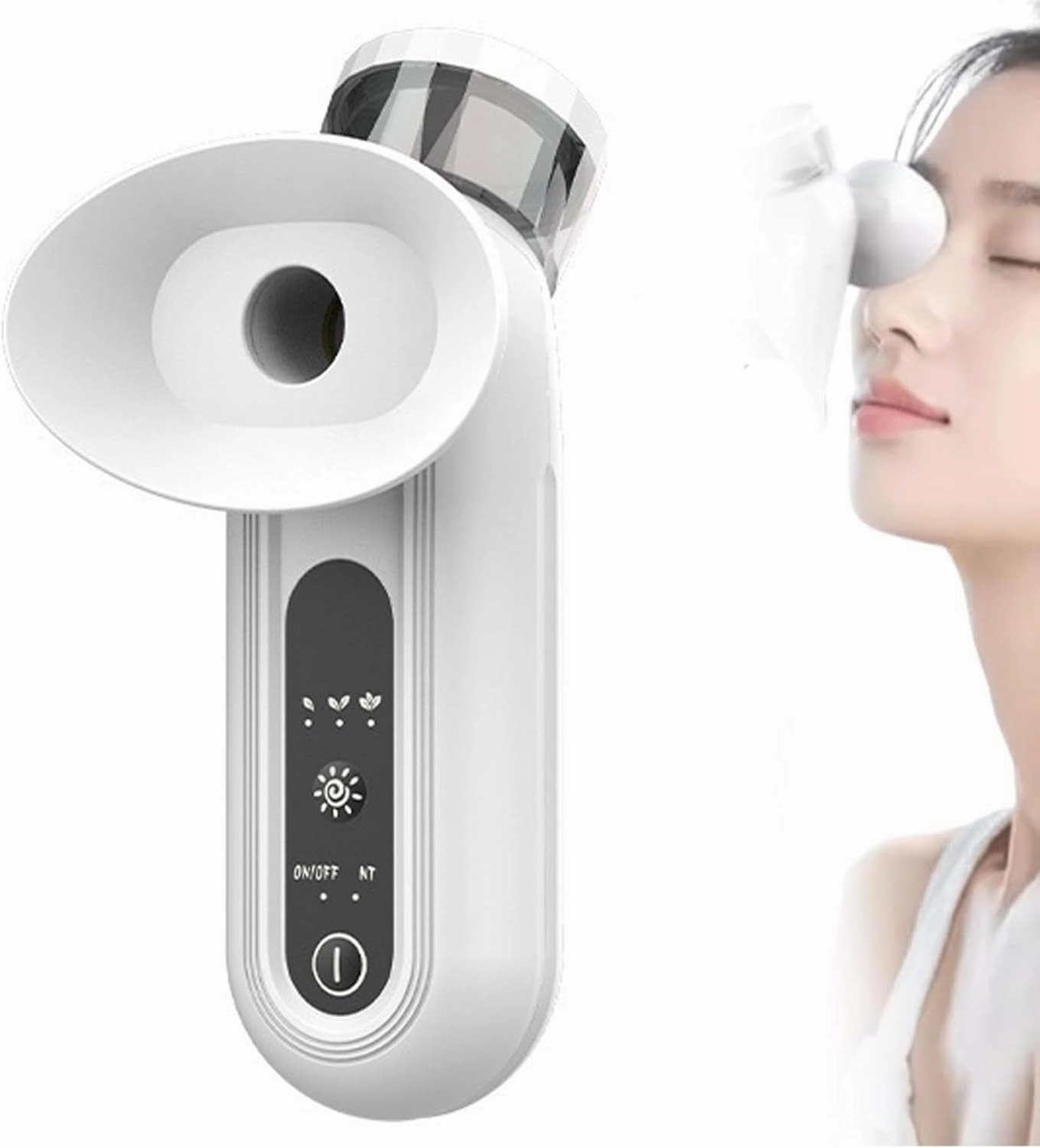 WIKINK Eye Mist Steam Sprayer, Eye Steamer, Portable Drops Steamer for Dry Eye, Portable Heated Eye Masks, Mini Eye Moisturizing Cleaning Soothing Steamer