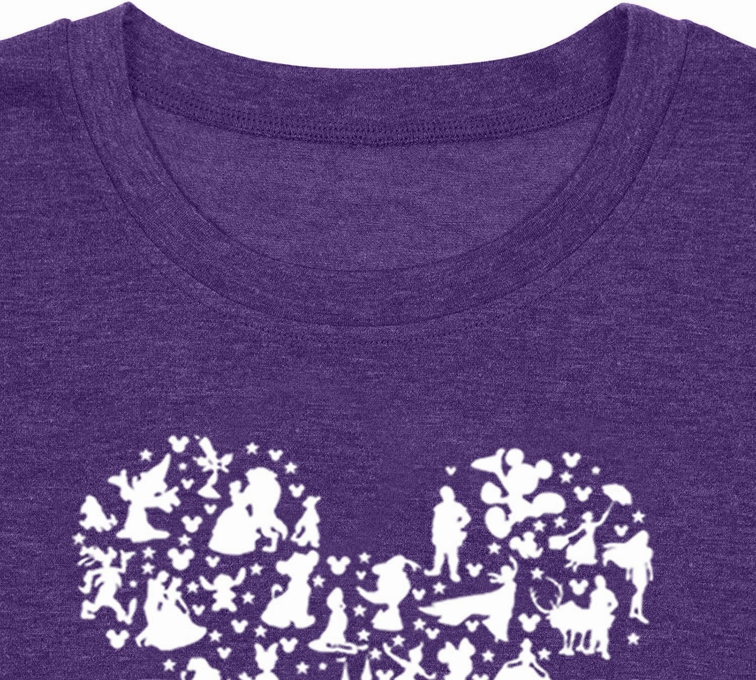 Women Magic Kingdom Castle Shirt Castle Fairy Graphic Tee Women Casual Vacation Holiday Short Sleeve Tee Top