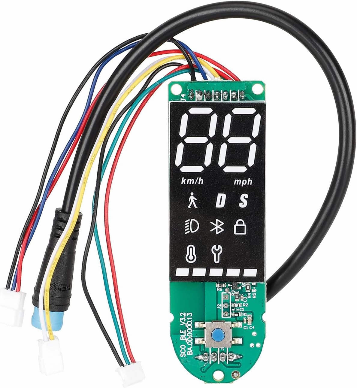 XBERSTAR Mi 3 Dashboard Cover Replacement Circuit Board for Xiaomi Mi 3 Electric Scooter Dashboard Bluetooth Circuit Board Screen Cover