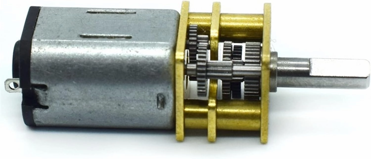 Xianglaa-Motor N20 Gear Motor DIY Smart Toy Car Robot Mini DC Motor， Low Speed Model Engine Accessories Motor (Size : 6.5MM shaft/6V53 RPM)