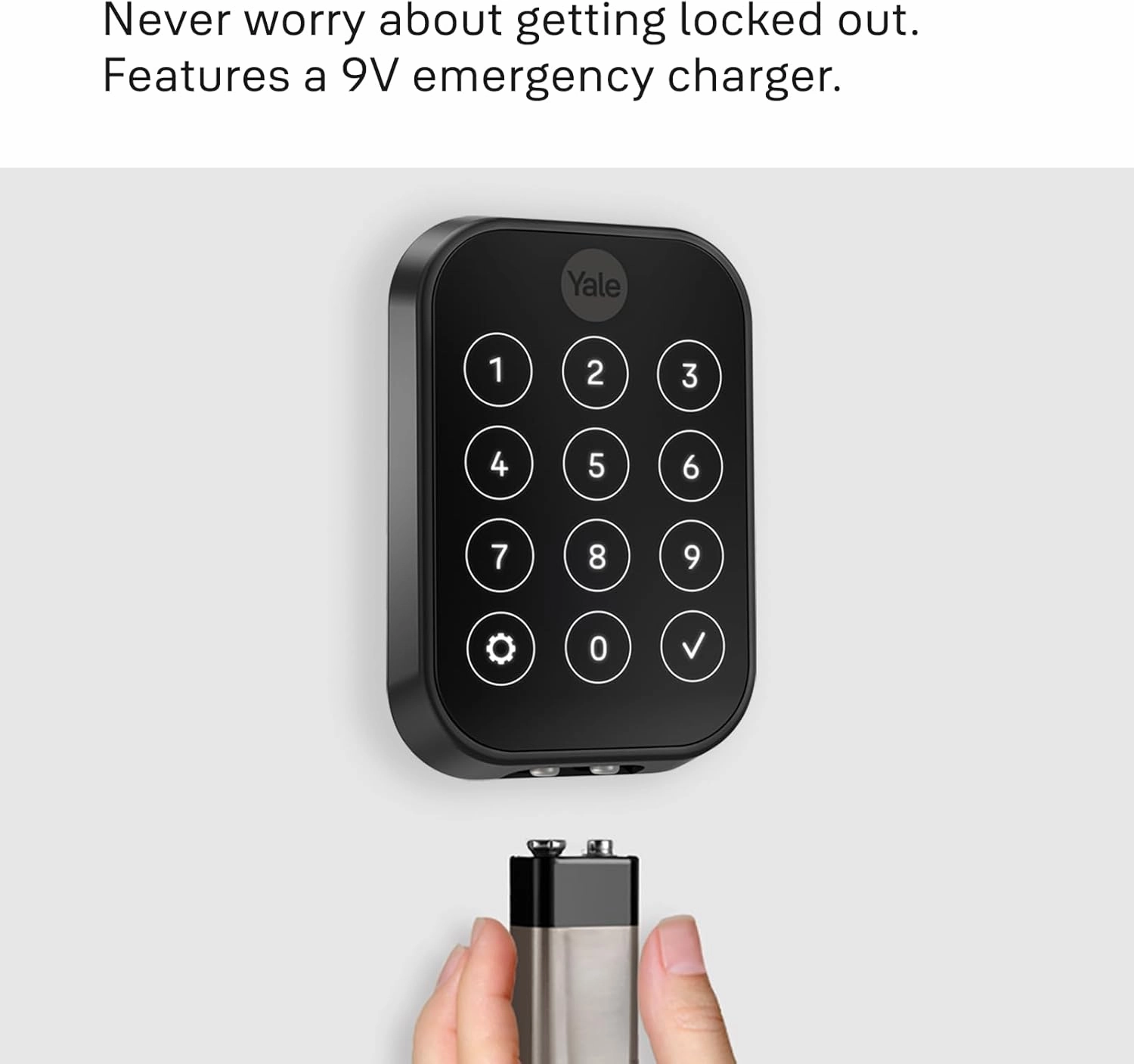 Yale Assure Lock 2 Plus Apple Home Keys (Tap to Open) Deadbolt, Black Suede Smart Keyless Entry Door Lock with Wi-Fi Connected Keypad for Code Entry and Remote Access, YRD450-N-WF1-BSP