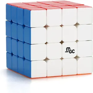 YJ MGC 4x4 Magnetic Stickerless UV Coated Version Speed Cube 4X4X4 Cube Puzzle - (UV Coated Version)