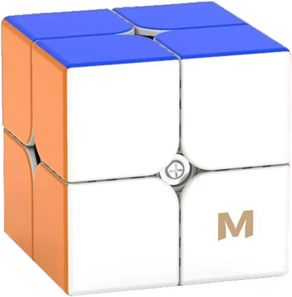 YJ MGC2 Elite V2 2x2 Magnetic Stickerless Speed Cube 2x2x2 Cube Puzzle,YongJun 2 by 2 Cube (Flagship)