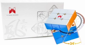 YUANLANOPR Tornado V3M Magnetic Speed Cube 3x3 Standard Version Stickerless Magic Cube Qiyi XMD Tornado V3M 3D Puzzle Toys、2025 New Speed Cubes (Flagship Edition)