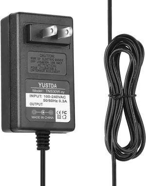 Yustda AC/DC Adapter Replacement for Nextbase NB9-CAR / NB9T-CAR / NB9D-CAR DVD Player Power Supply Cord Cable Charger
