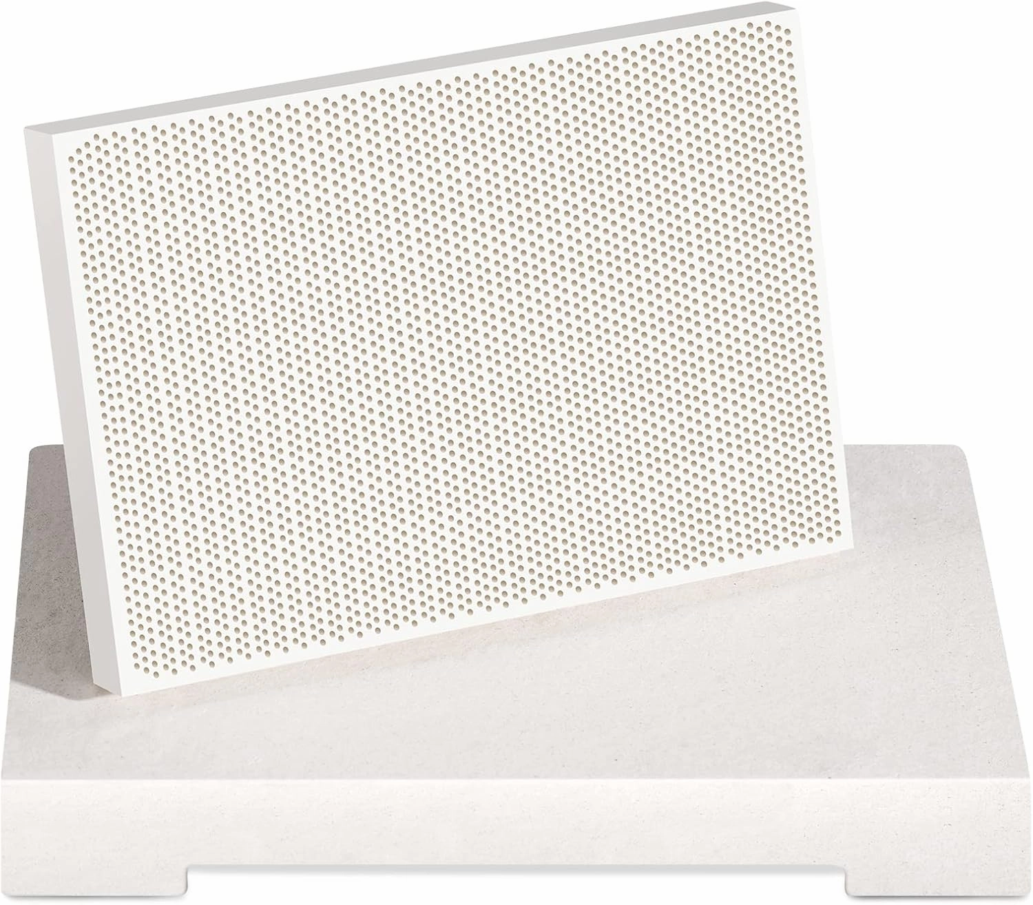 Zonon 2 Pieces Ceramic Honeycomb Soldering Board Jewelry Block Welding Heat Proof Mat Making Tools Honeycomb Soldering Kit for Jewelry Making
